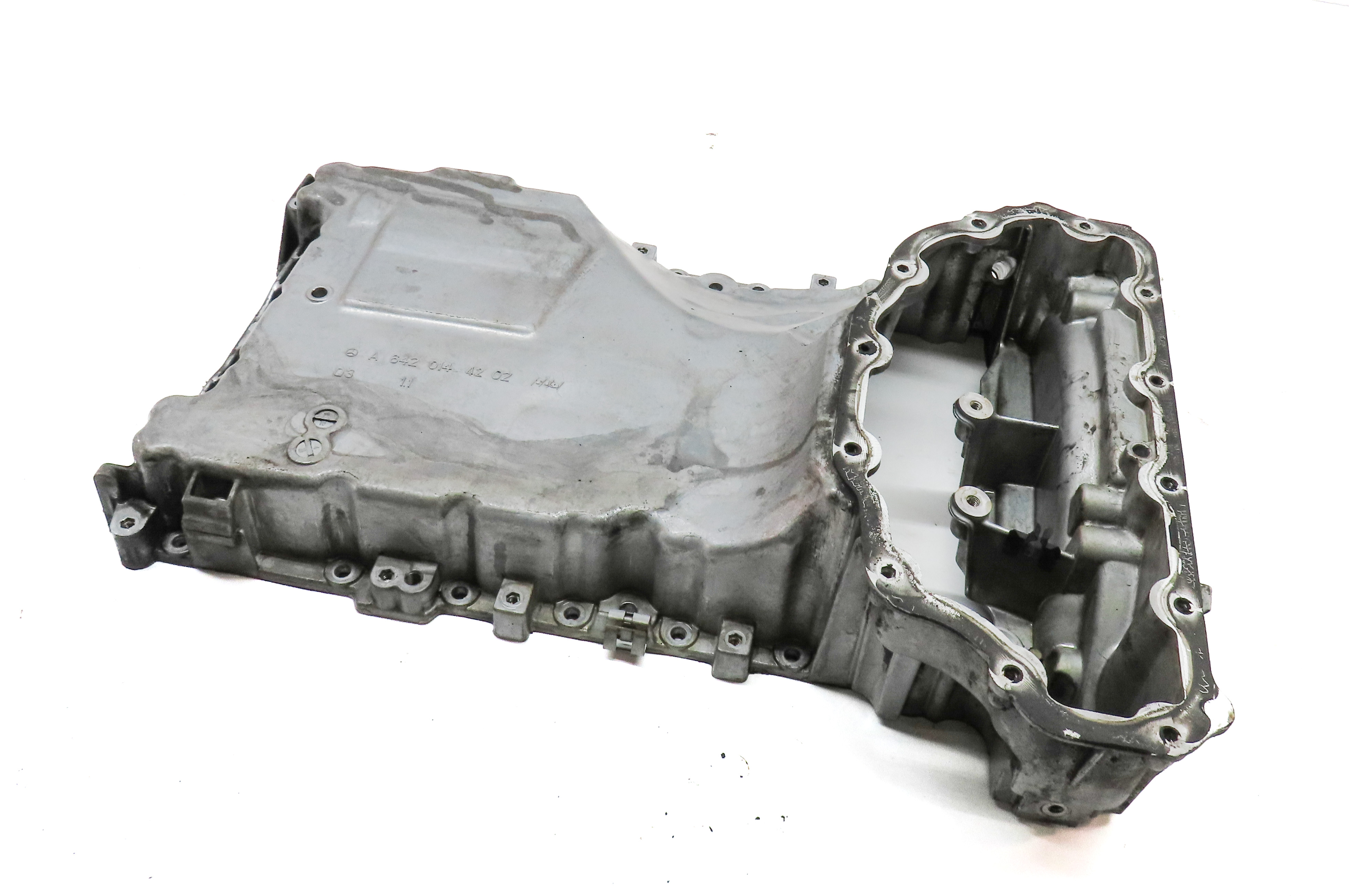 12-17 MERCEDES GL350 GLE350D GLS350D ML350 (W166 X166) DIESEL - UPPER OIL PAN — exact item pictured